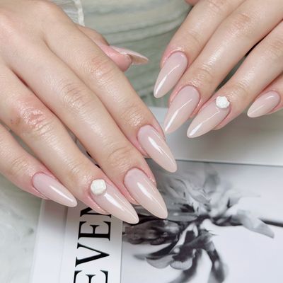 【研修コース】✨シンプル✨チップ長さ出し＋ワンカラー／ラメグラ／フラッシュー