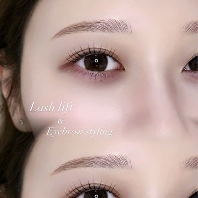 アイブロウスタイリング&パリジェンヌラッシュリフト&下まつげパーマ