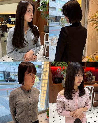 【フルコース】カット+カラー+ココナッツ縮毛矯正SS+艶髪TR ¥27,550