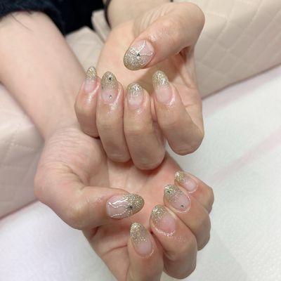★シンプル2本アート（ストーン、スタッズ乗せ放題）🎨💎