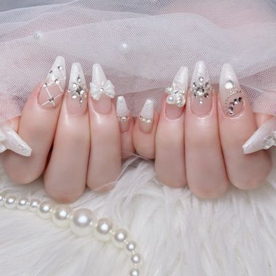 ☆handオフあり☆【何度でもオフ無料！】10本フルアート🎀