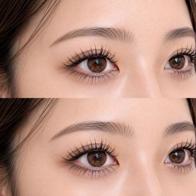 垢抜け♪眉ワックス脱毛＋まつげパーマorフラットラッシュ付け放題