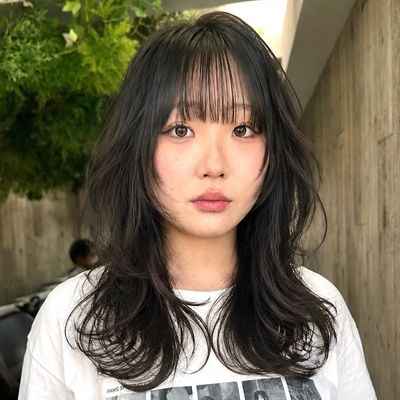 小顔レイヤーカット＋頭皮マッサージシャンプー🫧