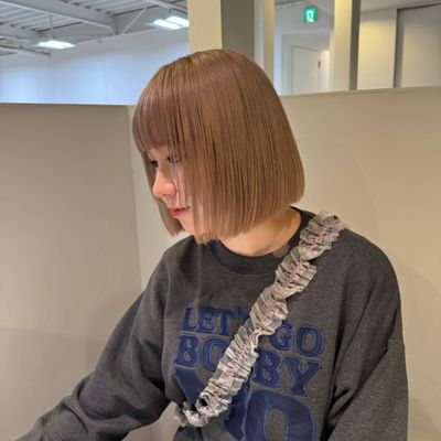 【ネイリー限定】デザインカット＋ダブルカラー(1ブリーチ)＋オージュアトリート🎀
