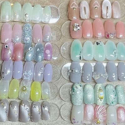 キュート&ナチュラル🩷ジェルネイルシンプルデザインコース🌟4週間以内来店オフ無料