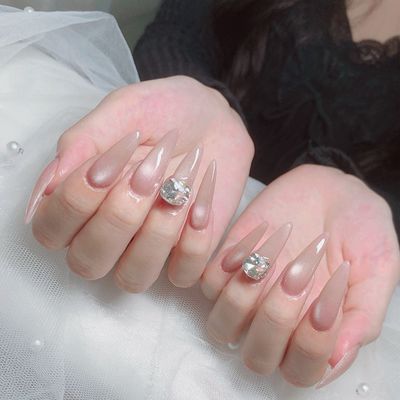 10本長さだし、マグネットネイル (7500¥)