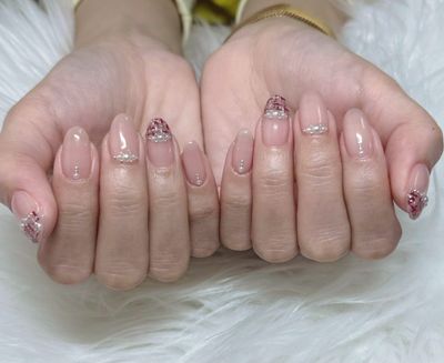 ハンドorフットジェル
シンプルデザイン
（持ち込みデザイン）OK