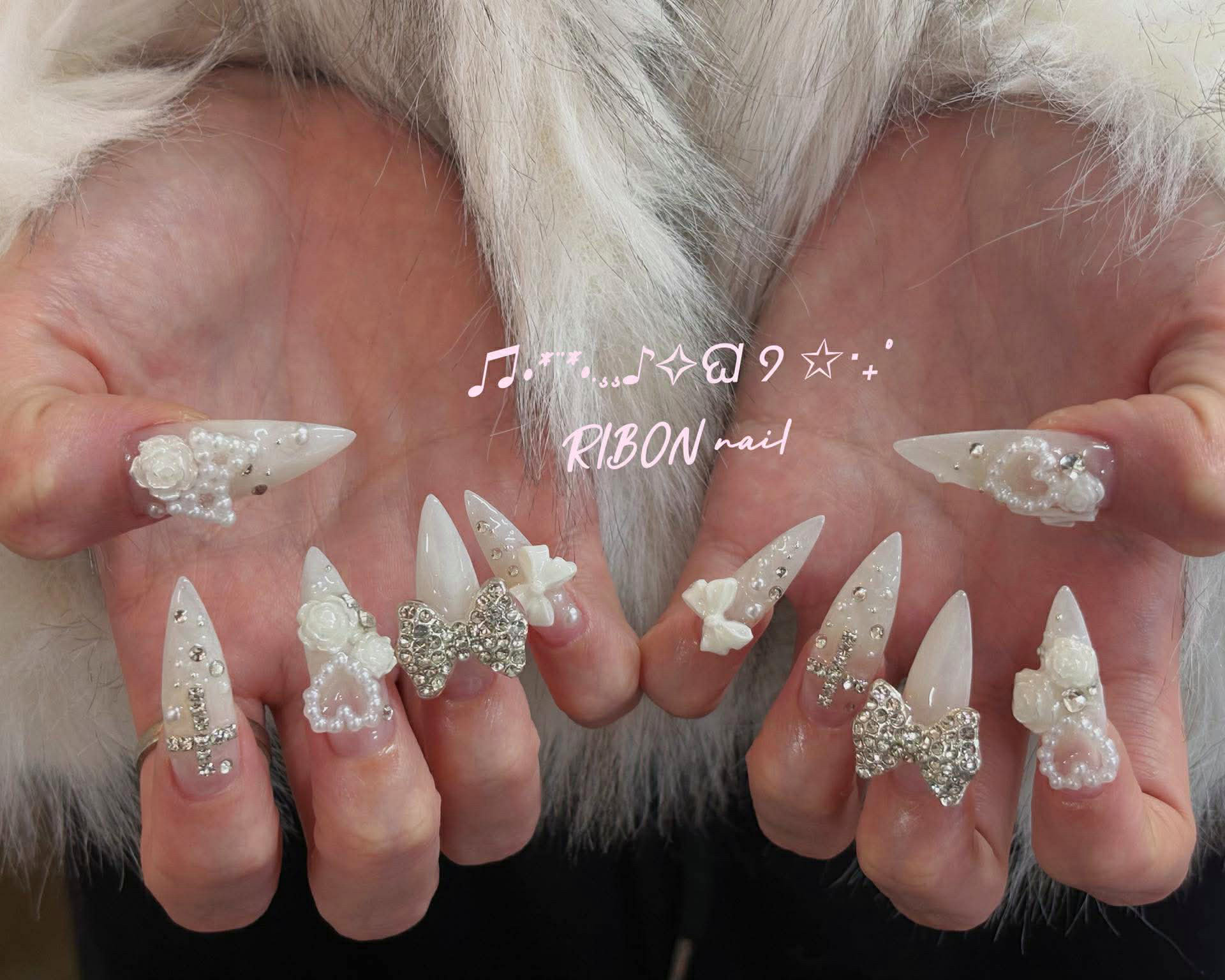Babieblue_RibonNail