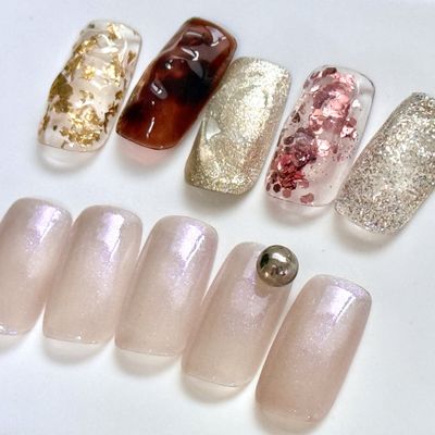 定額デザイン¥7980シンプル/パラジェル&オフ無料、フィルイン