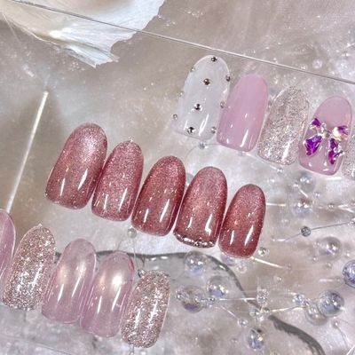 【定額】ピンクネイルコレクション