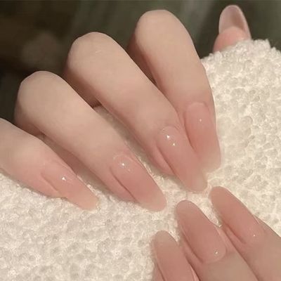 自爪ワンカラーorラメグラ