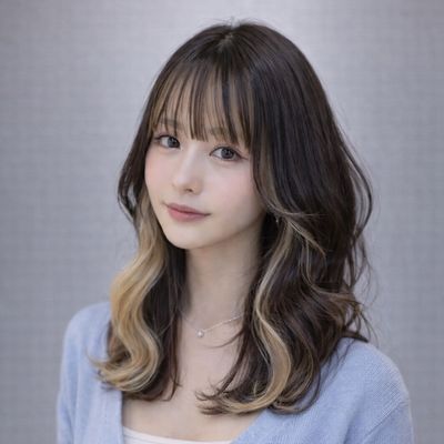 オシャレにインナーカラー［全体カラー&ブリーチ］