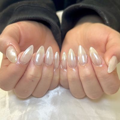 10本長さ出しシンプルネイル（オフ込み、チップスカルプ）