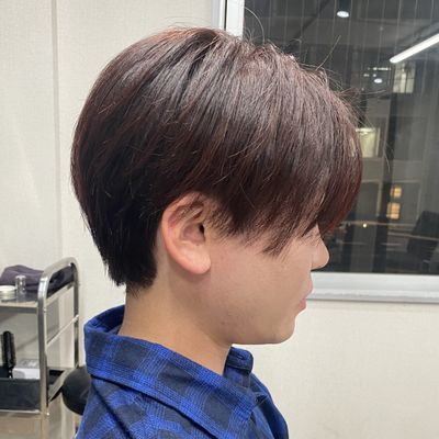 メンズ艶カラー
