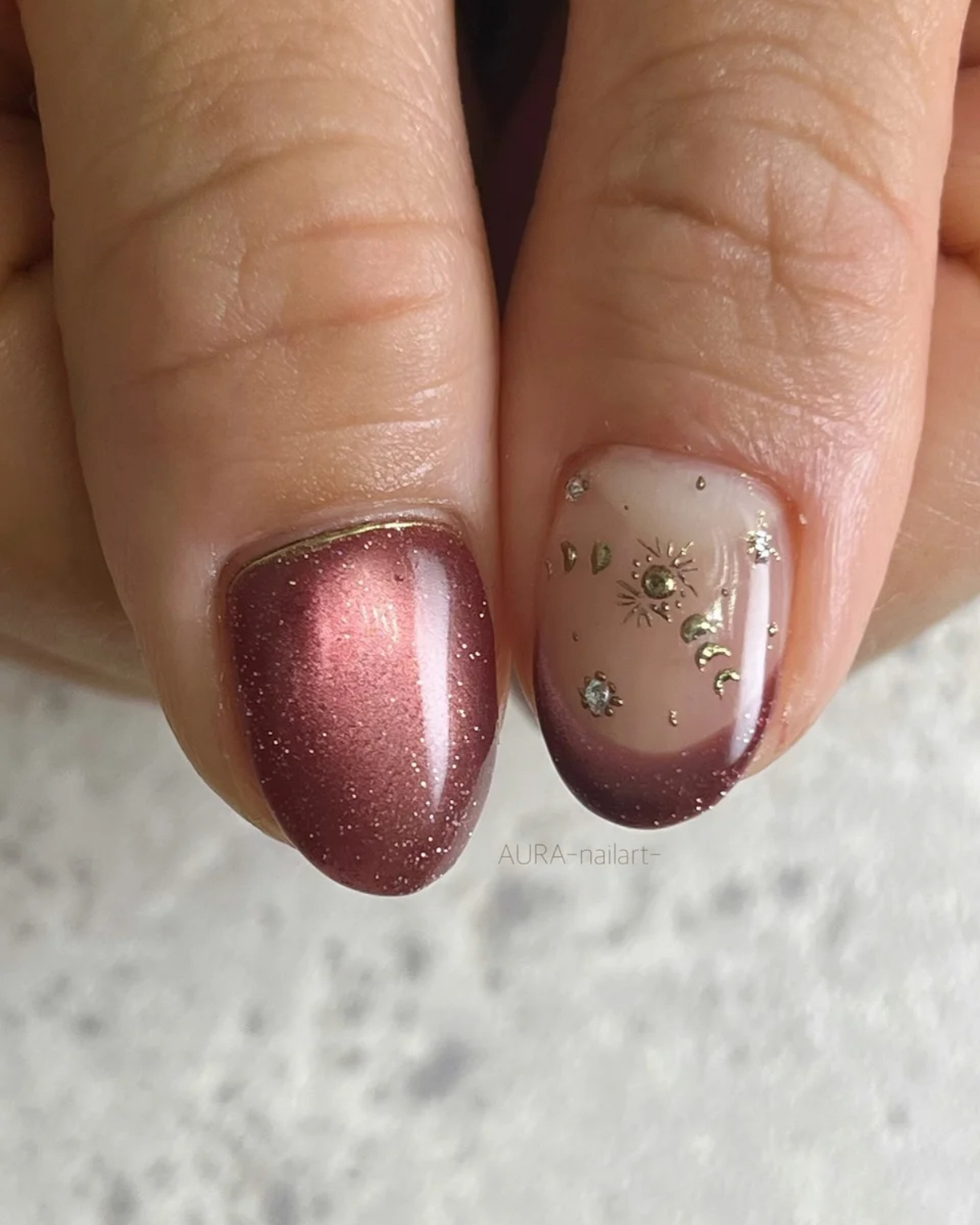 AURA_nailart