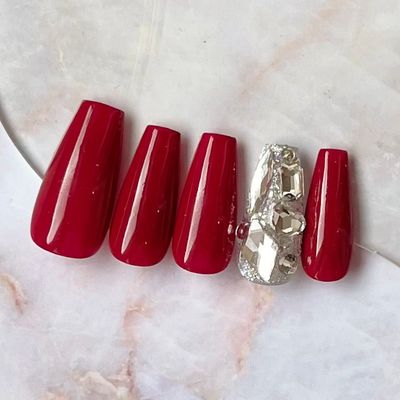 🌟ご新規様限定🌟ワンカラー+ストーン埋め尽くし1本💎→4290円