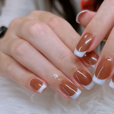 💅自爪+フレンチ　(ベースフィルイン)
