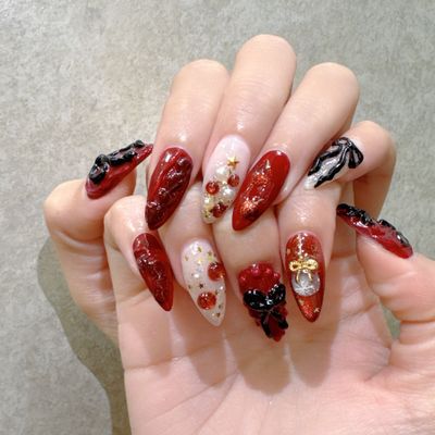 ❤️‍🔥チップ長さ出し10本❤️‍🔥90分持ちデザイン