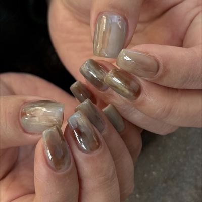 【平日限定】［HAND］もやもや10本ニュアンスアート ¥6900