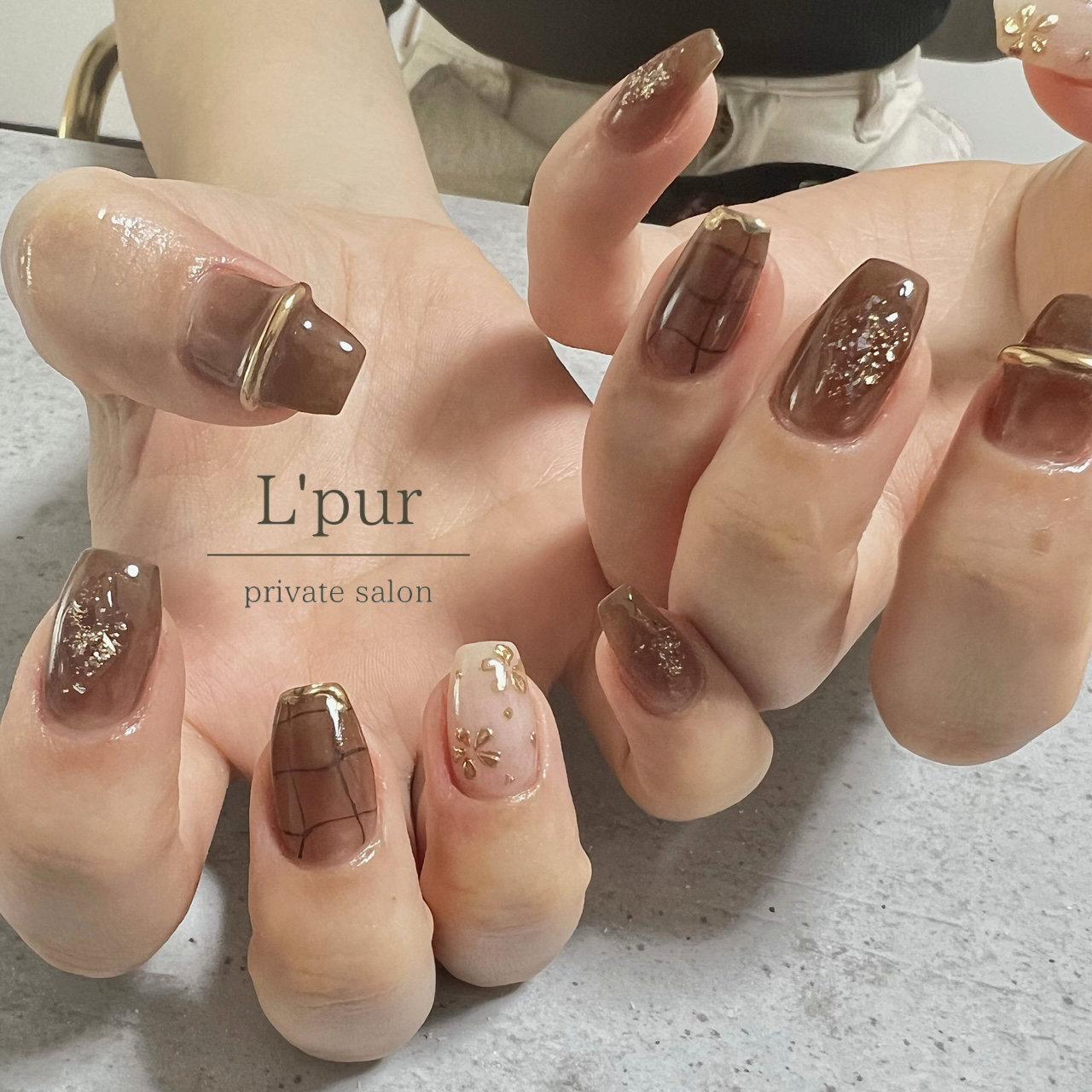 ネイルネイル bijou . . .SalonA_nail . . . #岡崎 #nails #ビジューネイル #ピンク