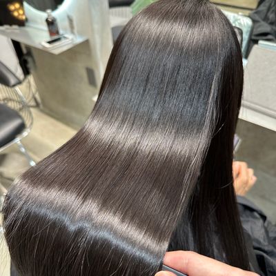 【✨人気No2✨】カット＋艶カラー＋髪質改善ケラチントリートメント
