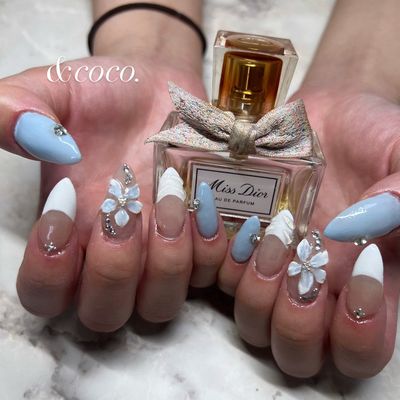 学生限定👩‍🎓hand nail長さ出し10本(デザインやり放題💅)