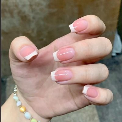 ！チップ長さ出し10本【オフなし】マグネット＋フレンチネイルコース