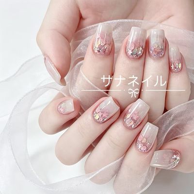 SNSで話題のネイル★フラッシュ×カラーグラデ ¥7200
