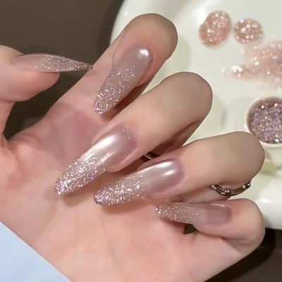 【チップスカルプ】ちゅるん水光マグネット&キラキラフラッシュグラデー12590