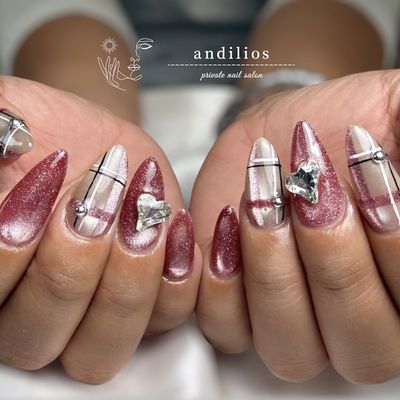 【 長さ出し＋デザインネイル 】