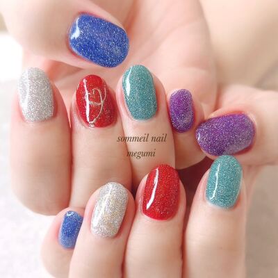 再来様限定💫キラキラ✨フラッシュネイル10本💅✨これからくる夏にオススメ🫶🌟