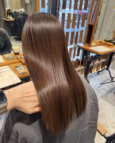 【ネイリー価格】似合わせカット+プレミアムカラー+酸性ストレート