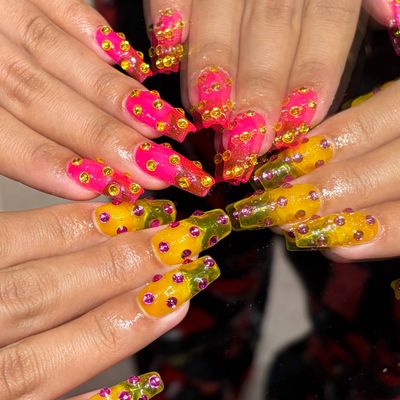 【Jrネイリスト】長さだし10本★Gel-x
90分アートコース