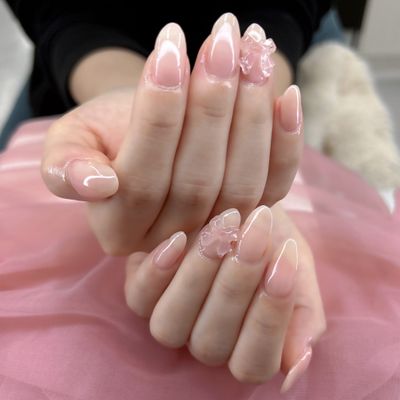 【ジェルオフ込み】ワンカラー、ラメグラ