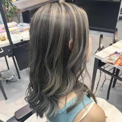 バレイヤージュカラー＋カット💐