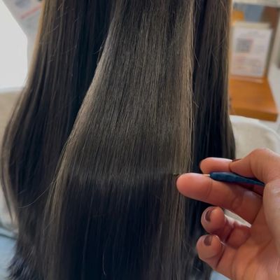 【サラツヤ髪へ✨️】似合わせカット＋艶髪カラー＋トリートメント