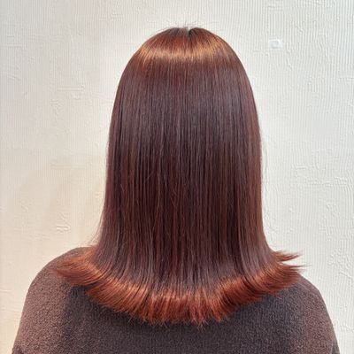 ワンカラー+髪質改善トリートメント Oggi Otto