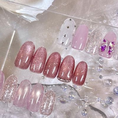 【定額】ピンクネイルコレクション