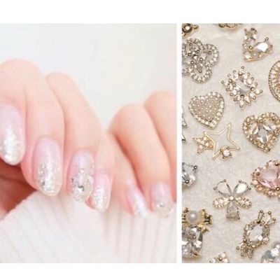 【ワンポイントがかわいいNo.3★】ビジュー2
つ付きラメグラデーション★