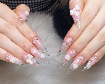【Handネイル】チップ長さ出し10本つけ放題