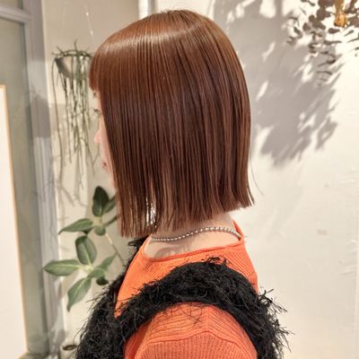 似合わせカット+艶カラー+oggi otto TR
