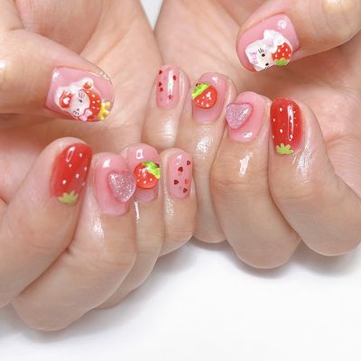 いちごパフェコース