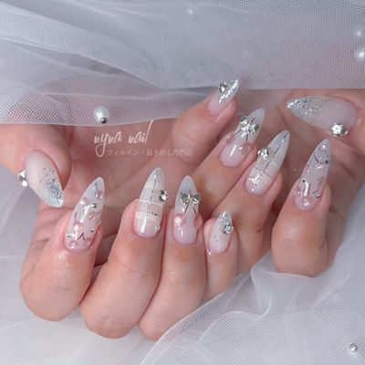 (hand)【Mチップ長さだし・やり放題】しっかりアート150分