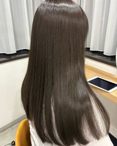カラー+髪質改善水素トリートメント