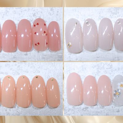 【定額】《シンプルデザイン16種》シンプルなのに周りと差がつく[パラジェル]