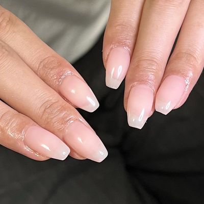 ワンカラーorラメグラ➕チップ長さだし