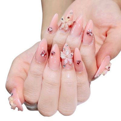 【自爪】フリーデザインジェル　<BASIC> ¥9000