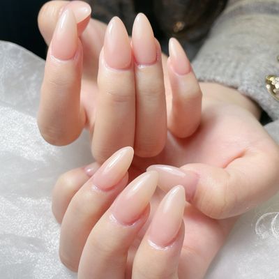 :チップ長さだし10本+ワンカラor ラメ
