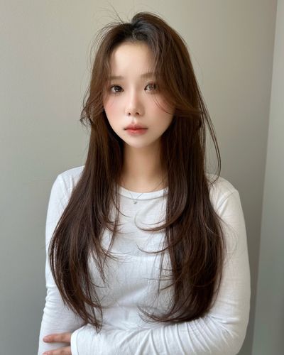 【前髪カット人気】前髪顔まわりカット＋透明感カラー