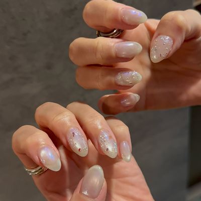 SNS話題！バブルネイル　